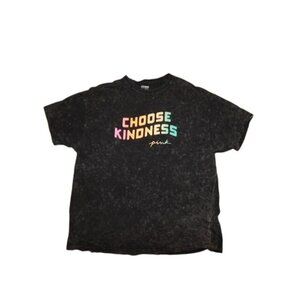 Victoria's Secret Pink Size OS Choose Kindness Tye Dye Short Sleeve Tshirt Top